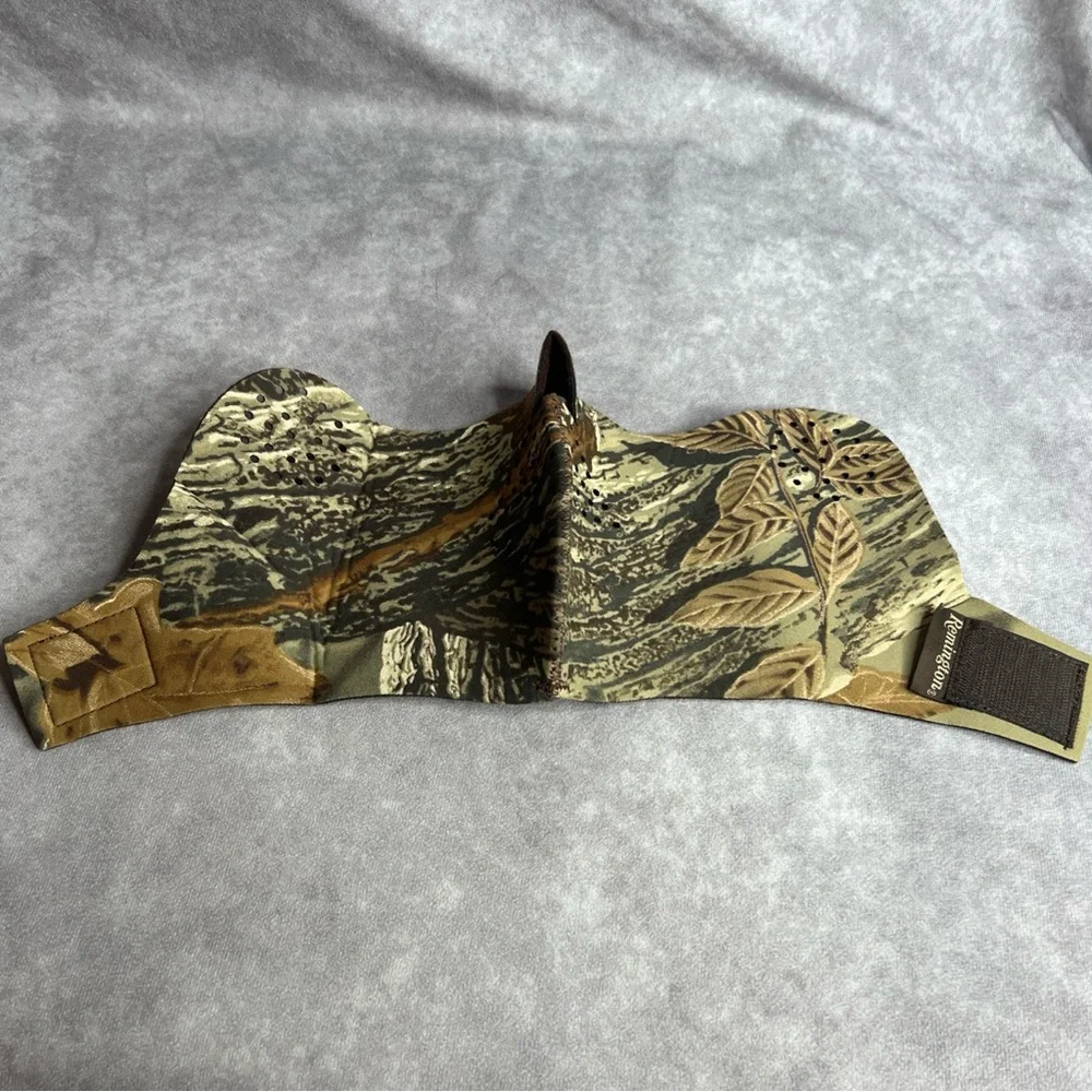 VTG Remington Realtree Extra Brown Neoprene Face Mask Fleece Lining Ear Flaps
